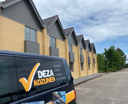 Gevelbekleding in Heiloo - Fletcher Hotel - DEZA Kozijnen